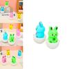 Rabbit Tumbler Toy For Kids With Plastic Resin Material And Educational Benefits