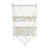 Stuffed Animal Hammock Double Layer Macrame Hammock Net Toys Storage Boho Decor Organize Storage Mesh Holder for Kids Room