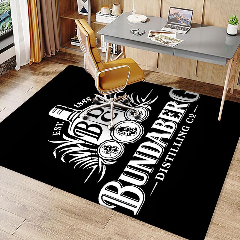 RUM B-Bundaberg Printed Absorbent Washable Carpet, Non-Slip Bathroom Mats, Kitchen Rugs, Yoga Mat,Living Room Entrance, Camping Picnic Rugs