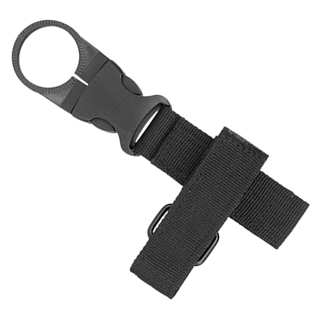Hanging Bottle Buckle Clip Water Bottle Holder Keychain Belt Webbing Strap for Backpack Belt Outdoor Camping Traveling