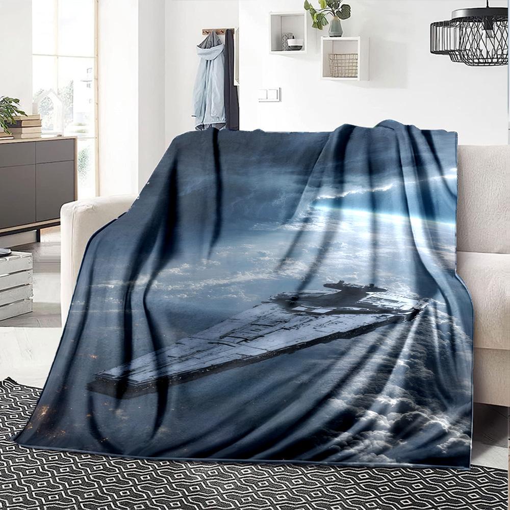 Star Wars Blanket Durable Comfort Great for Livingroom Couch Seaside for All Occasions Modern Style Gifts For Family Or Friends