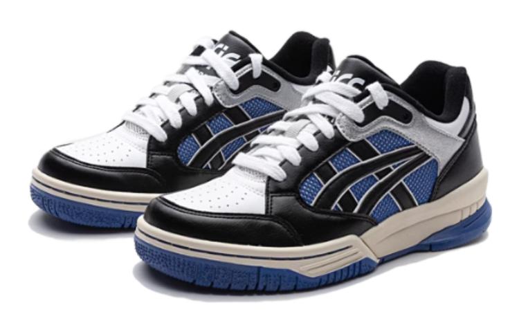 Asics Gel Spotlyte Low Top Children's Basketball Shoes Black White Blue Teenagers 1204A127-100