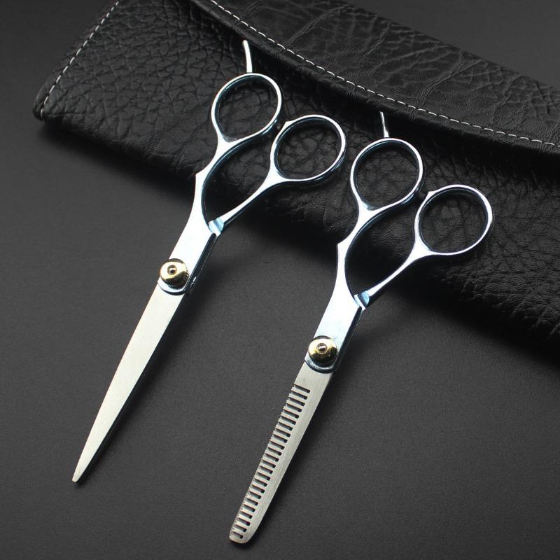 Professional Hair Cutting Scissors Home Hair Cutting Barber/Salon Thinning Shears Stainless Steel Hairdressing Black Golden