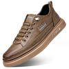 Hot-selling Men's Shoes Spring Flow Shoes Breathable Casual Leather Shoes Sports Board Shoes Men