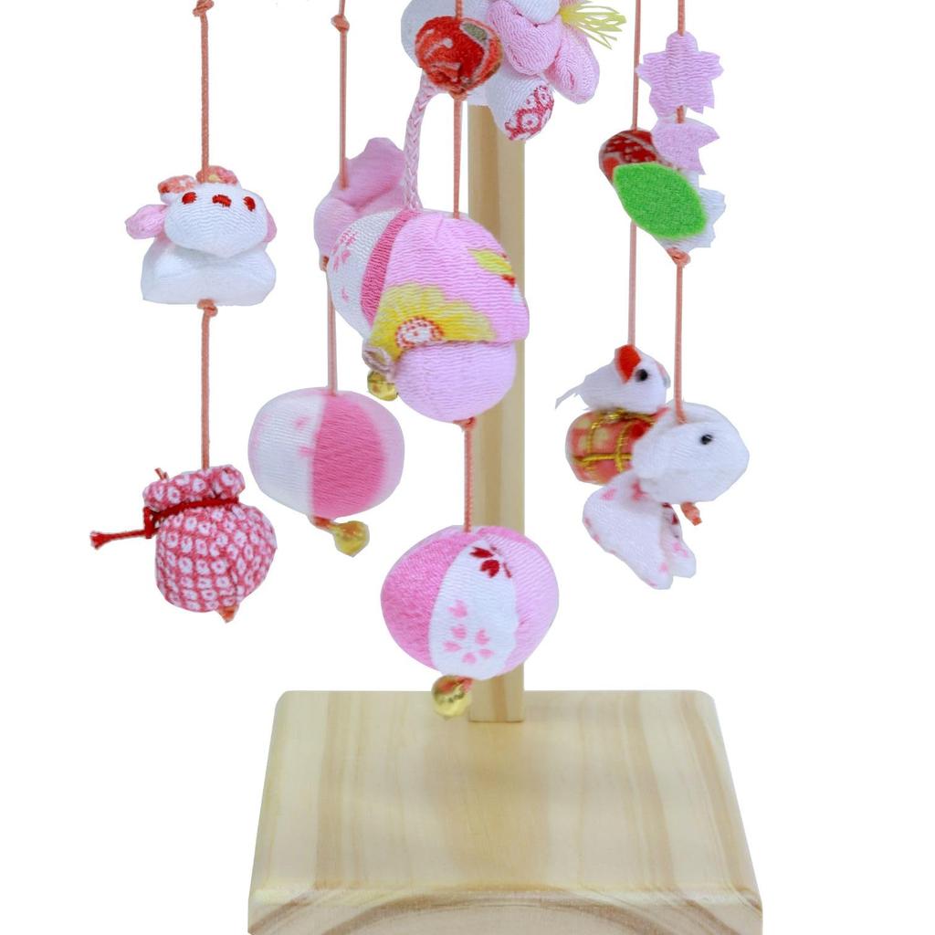 Hanging Hina Doll Small Rabbit Extra Wooden 48cm with Display Stand Decoration, Design, Small, Stand, Tall,