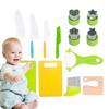 Children's kitchen knives, children's cooking set, toddler kitchen set - toddler kitchen accessories, children's cutting board set, Montessori kitchen