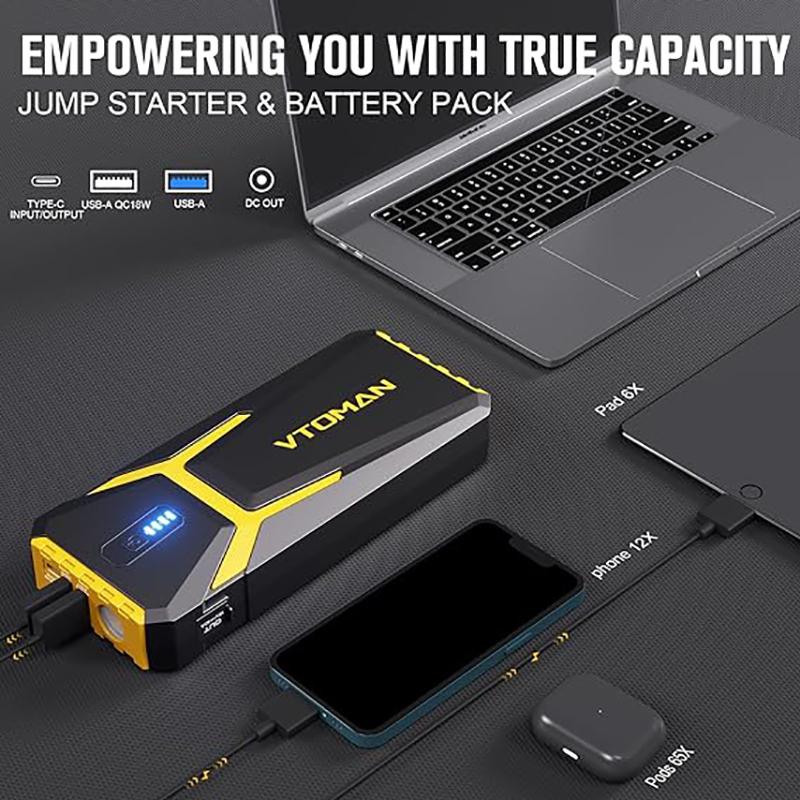 VTOMAN V10 PRO Démarreur de voiture 20000mAh