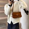 2025 new winter simple and fashionable women's handbag versatile single shoulder oblique span solid color women's bag