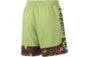 Li Ning Badfive Casual Shorts Men's Moss Green Earth Umber All Over Print AAPT011-3