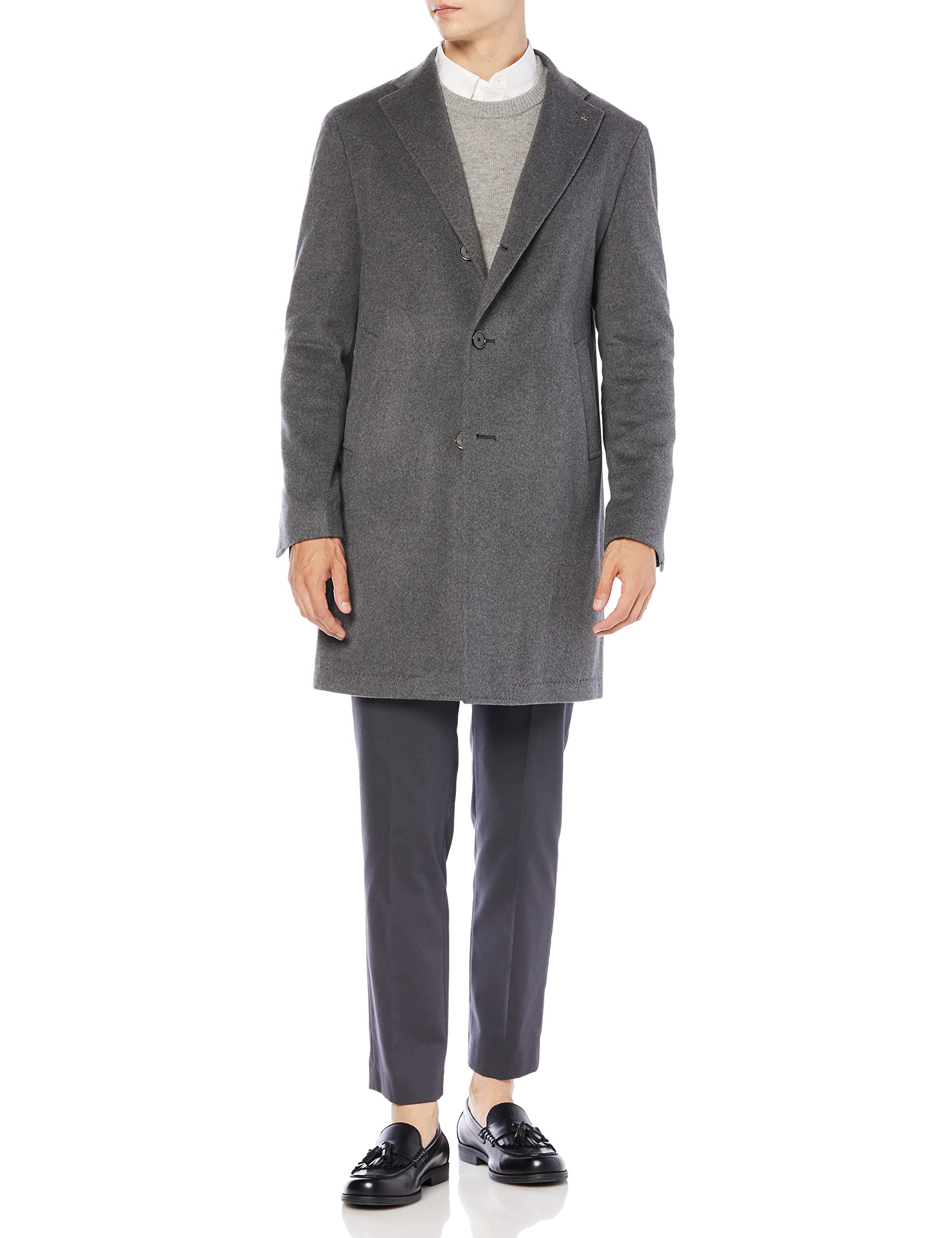 

Tagliatore Size 46 COLORADO-350002 Men s Coat, Gray,