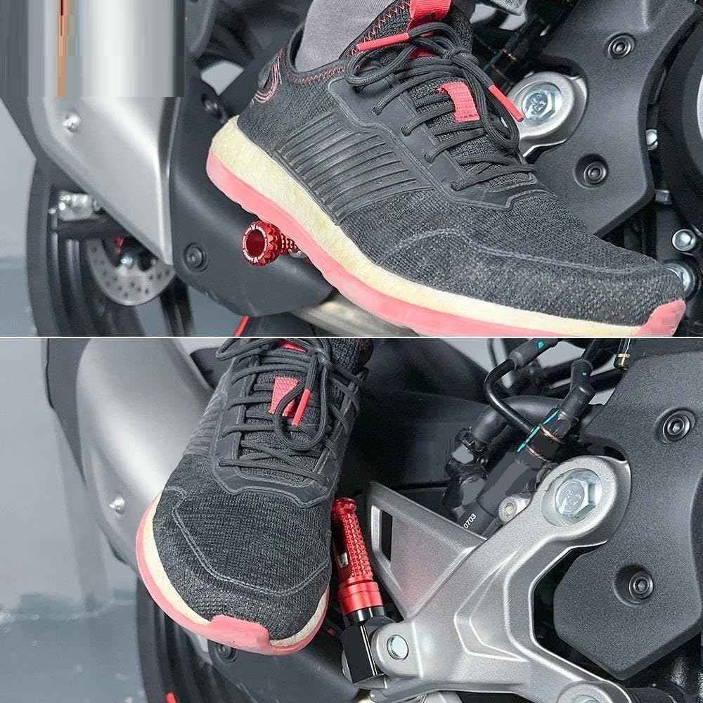 For CFMOTO 450SR 450SS 450NK 450SRS 800NK 450SRS 450/800 SS/SR/SRS/NK 2022-2024 Motorcycle Front Footpegs Footrests CNC Aluminium Alloy Foot Pedals