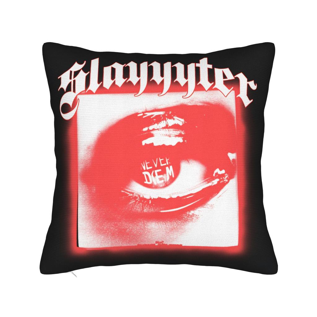 New Singer Slayyyter Merch Pillow Cover Custom Cushion Cover Vintage Pillow Case For Couch Sofa Bedroom
