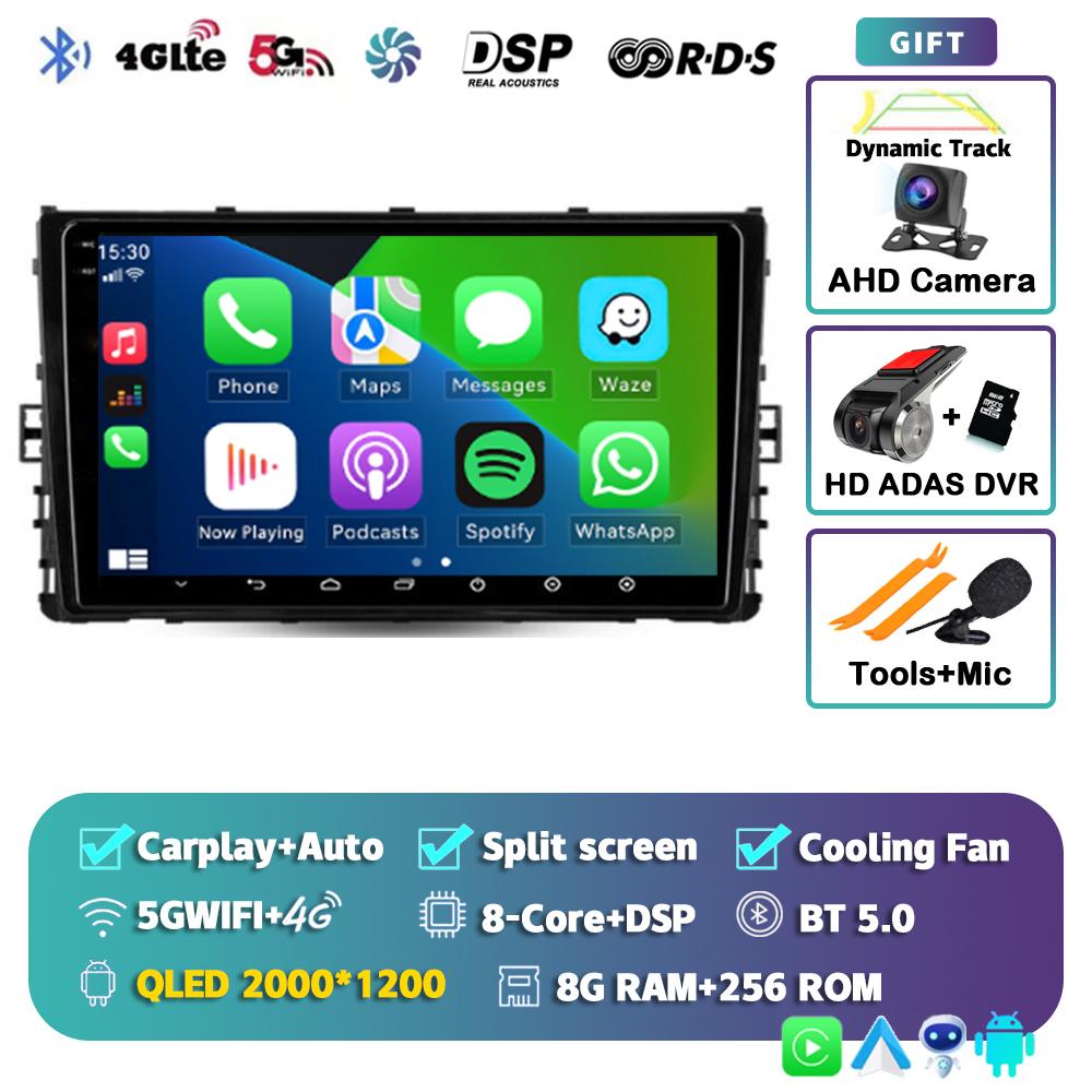 Android 14 Carplay Auto for VW Volkswagen MQB POLO VI Jetta MK7 2018-2020 2021 Car Radio Stereo Video Multimedia Player GPS WIFI
