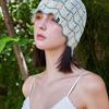 VA Label Wave Line Beanie Ivory