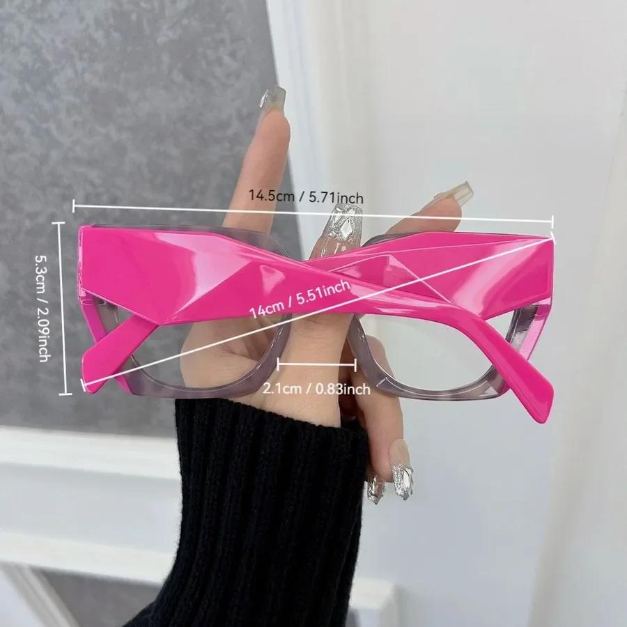 Modische Luxuriöse Quadratische Brillengestelle Damen Herren Transparent Klar Marke Designer Optisch Schönes Gestell Oculos