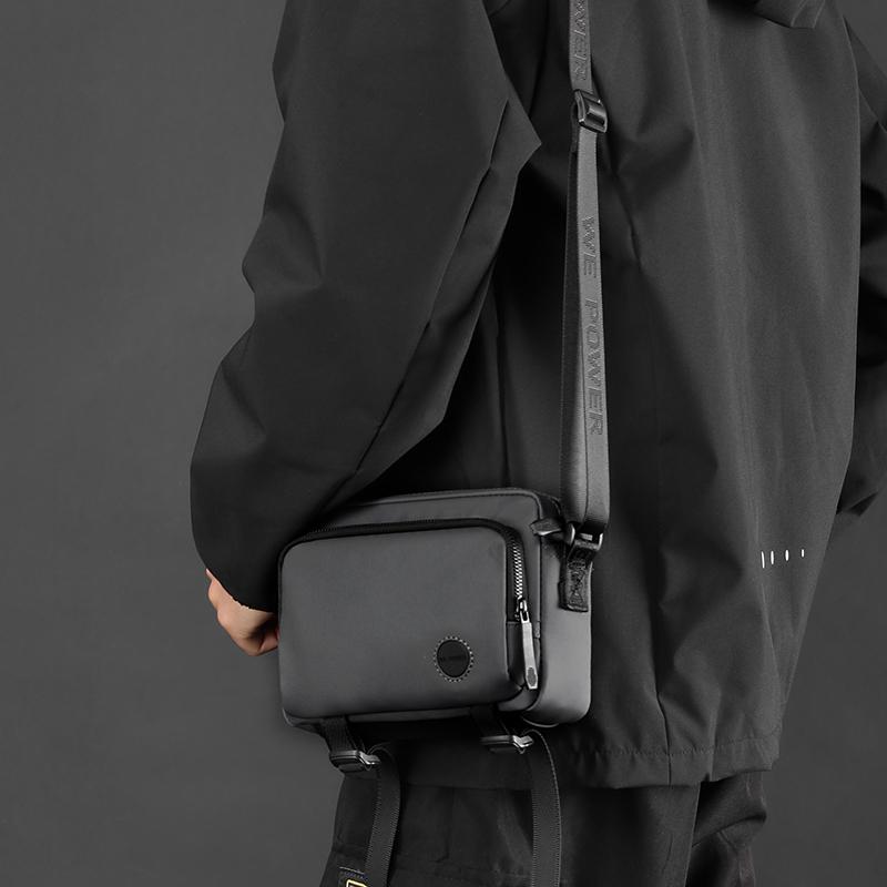 Fashion Casual Men's Shoulder Bag High Quality Nylon Fabric Man's Messenger Bag Stylish Elegant Men's Handbag Shoulder Bag Bolsa