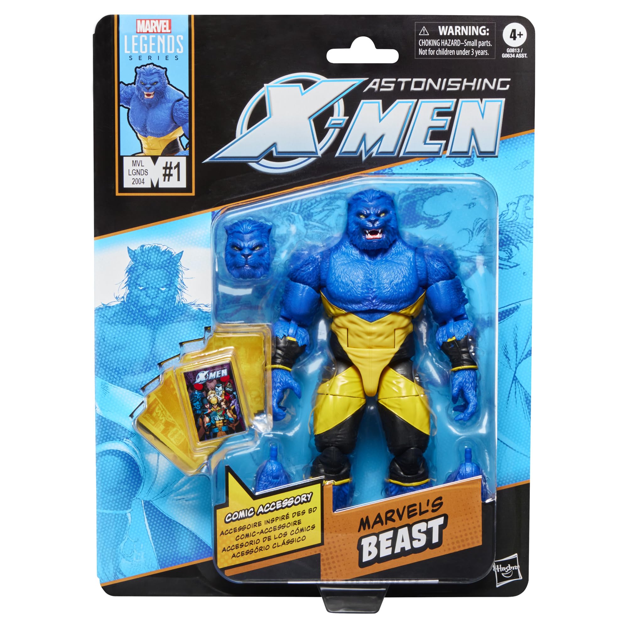 

Hasbro Marvel Legends Series Beast Collectible 15cm Action Figure Toy G0813 Authentic Astonishing X-Men