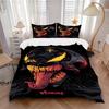 Venom Dark Fiery Print 3Pcs Bedding Setduvet Cover With 2 Bedropillowcase Home Birthday Gift