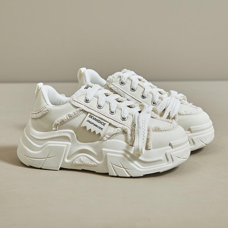 Ins Korean Version of the New Dad Shoes Women's Spring Student Sports Running Shoes Casual Thick Sole Height Increase C-5503