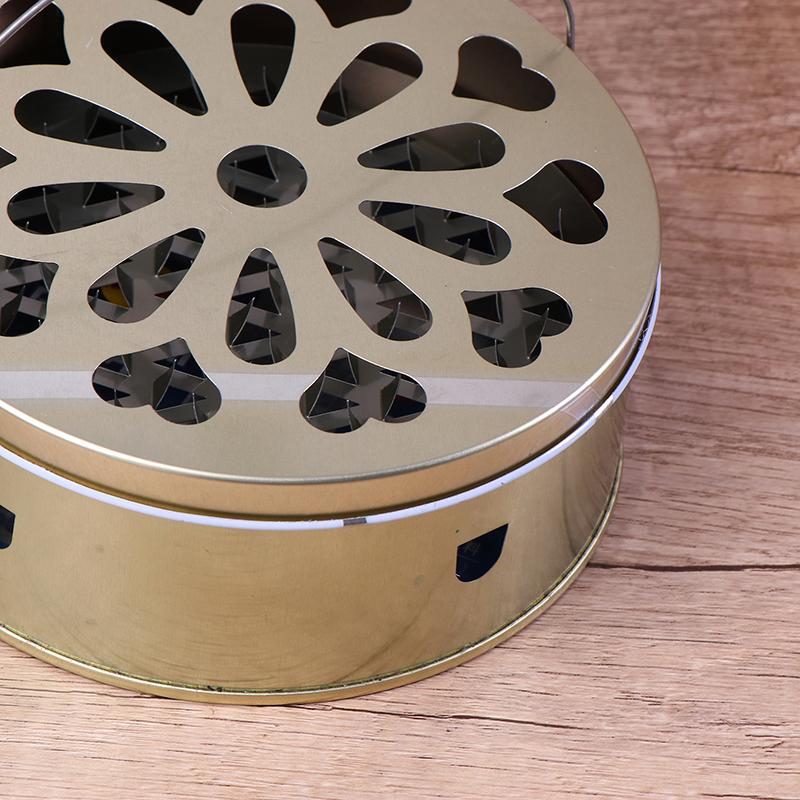 Mosquitoes Coil Holder Tray Frame Stainless Steel Round Rack Plate For Spirals Incense Insect Repellent