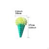 4 Piezas Decoraciones de Helado de Panal Pantalla para Fiestas Centros de Mesa para el Hogar