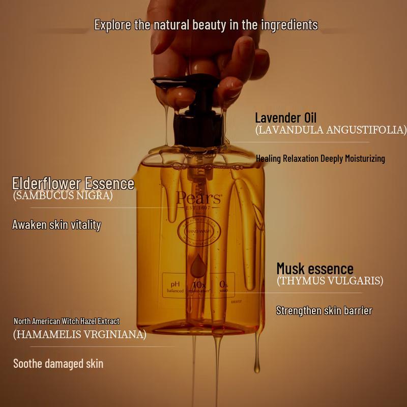 Pera Arancia Ambra Sapone Liquido Antibatterico Confezione Doppia