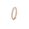 [Gorgeousxx] 316L Stainless Steel  Rhinestone Studded Nose Ring for Women Piercing Body Jewelry