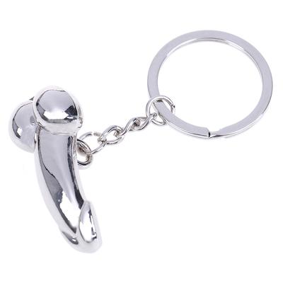 1 Stück Kreativer Männer Penis Metall Auto Schlüsselanhänger Schlüsselring Schlüsselanhänger Schlüsselanhänger DIY Geschenke