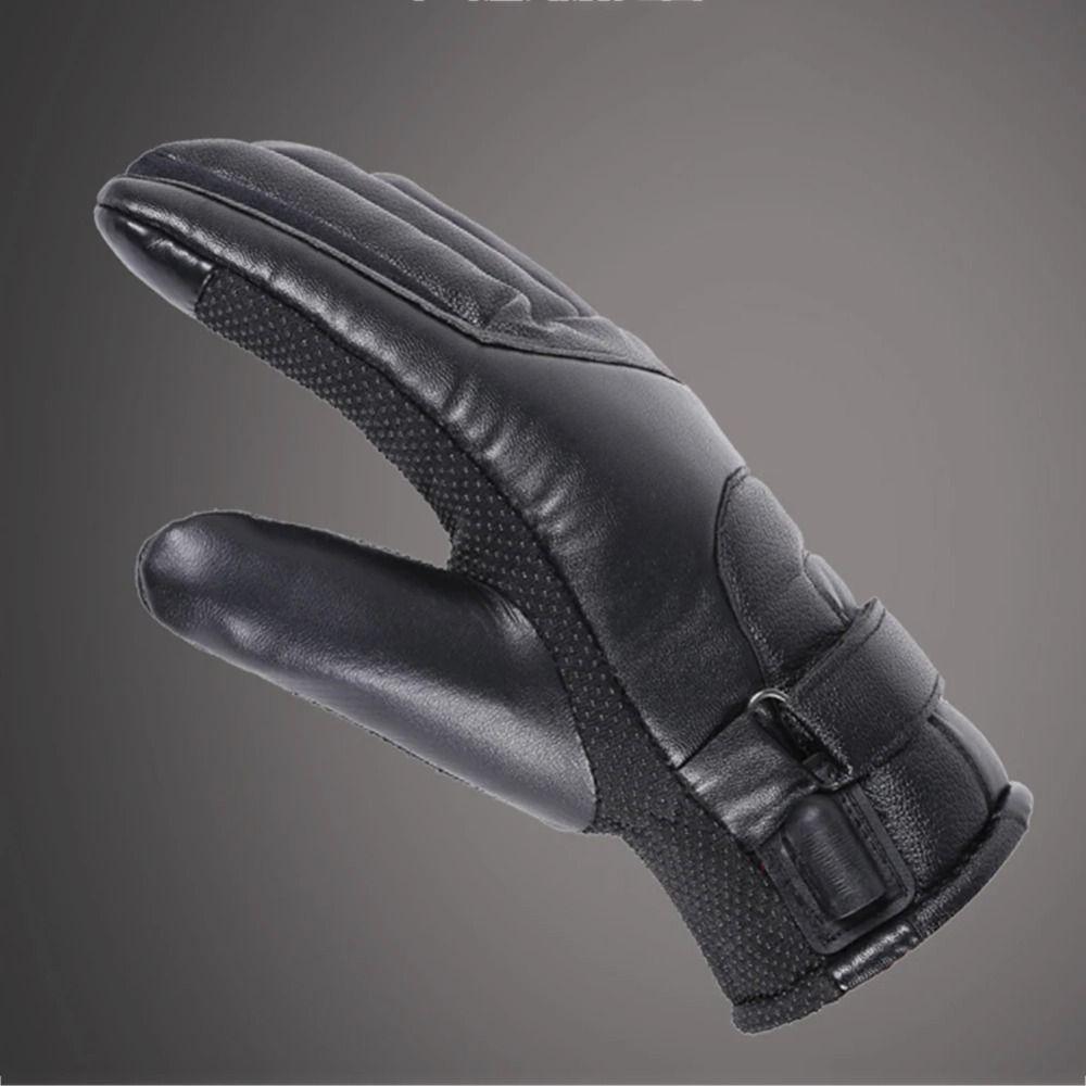 Full Finger USB Heated Gloves Waterproof Electric Heated Gloves  Outdoor Activities
