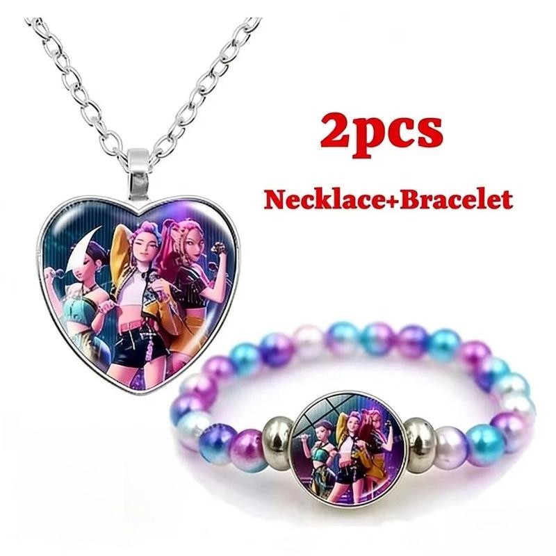 Idol Anime Couple Bracelet for Bag Group Cartoon Tiger Necklace Party Supplies Badge for Fans Party Favors Fans Gift 6