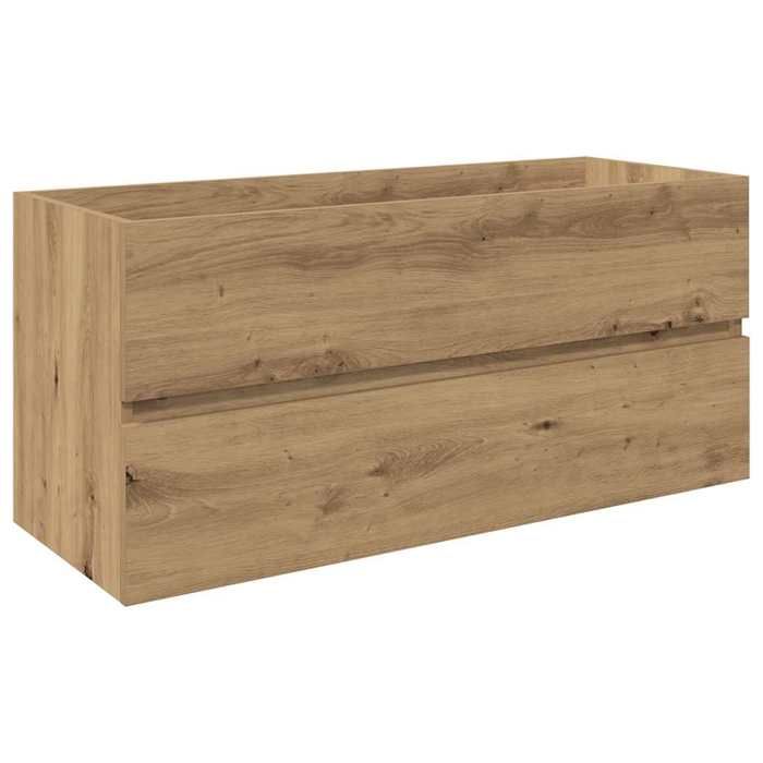 VidaXL Vanity Unit with Integrated Basin and Tap Artisan Oak, Bathroom Vanity Cabinet, Bathroom Furniture 3328938