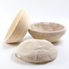 Rattan Proofing Basket Round Banneton for Sourdough Bread Making Includes Liner Natural Handwoven Fermentation Baskets for Home Bakers Artisan Bread
