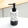 Stylish 300ml Marble Ceramic Soap Dispenser Bottle Empty Bottle Modern Bathroom Decors for Hand Sanitizer & Shampoo