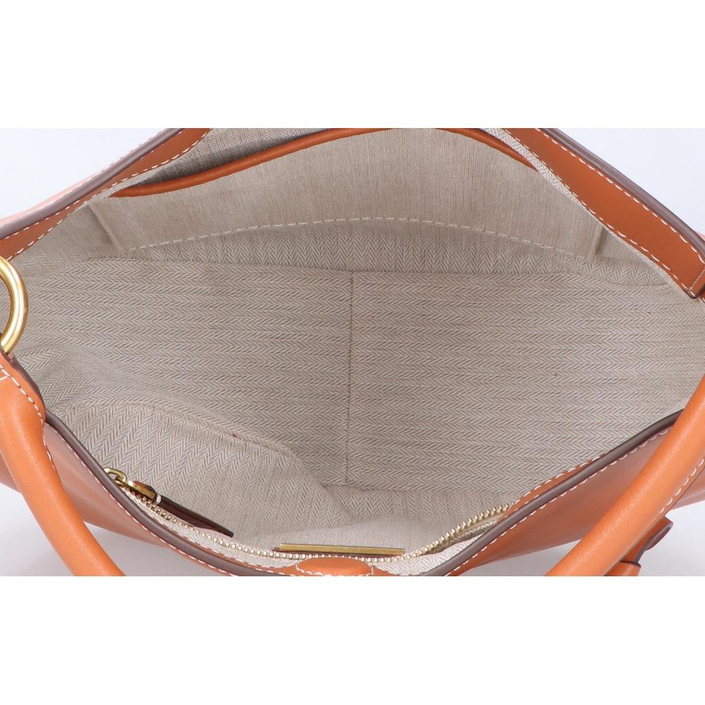 Tory Burch [Excellent Condition] 59698 MILLER METAL MINI HOBO Mirror Metal Mini Hobo Bag Handbag AGED CAMELLOUsed
