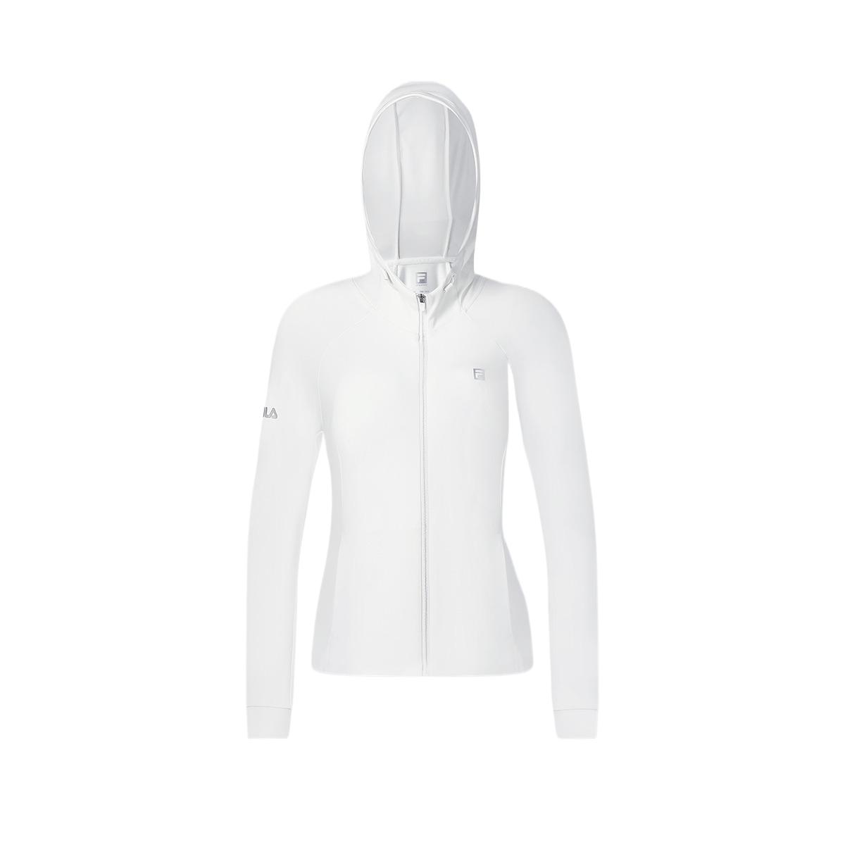 

New FILA Jackets Coats Women s Starlight White A11W421506AWT L