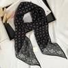 Scarf  for Women Versatile Neck Flower Scarf Versatile Striped Headband Hairband Scarf