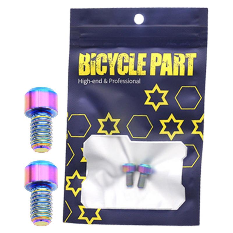 2pcs Brake Lever Rod Adjustment Screws Bicycle Disc Brake Bolts Bicycle Brake Parts Sturdy Brake Accessories Fastener Bolts