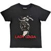 Unisexové tričko Lady Gaga: Kožená bunda (Velký)