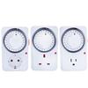2/3-Pin Plug Energy Saving Timer Socket Energy Efficient Mechanical Timer Switch  Home Use