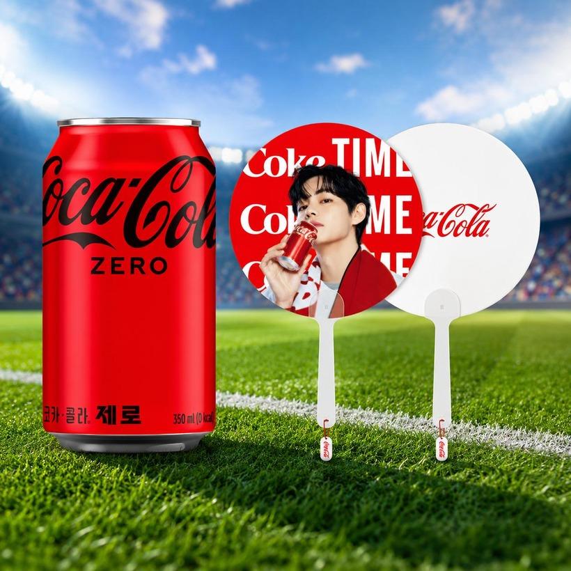 BTS V Coca-Cola Fan K-pop Goods coca cola x V Fan