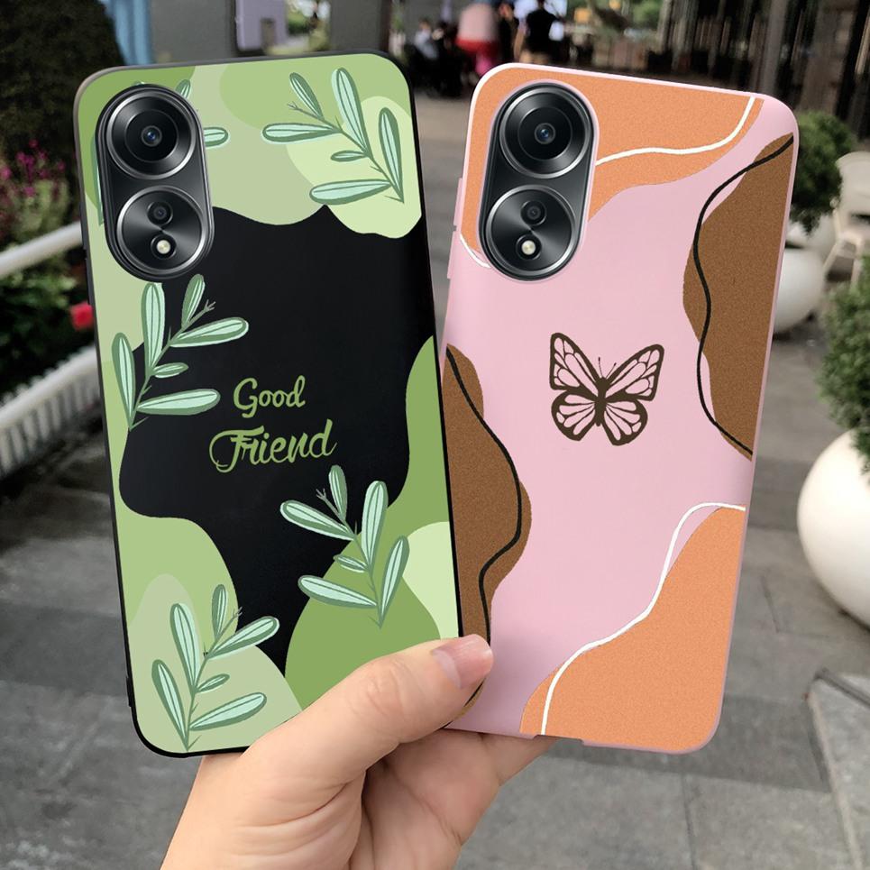 For Oppo A58 4G Back Cover Beauty Flower Girl Fashion Jelly Phone Case For Oppo A58 4G CPH2577 OppoA58 A 58 Coque Etui Soft TPU