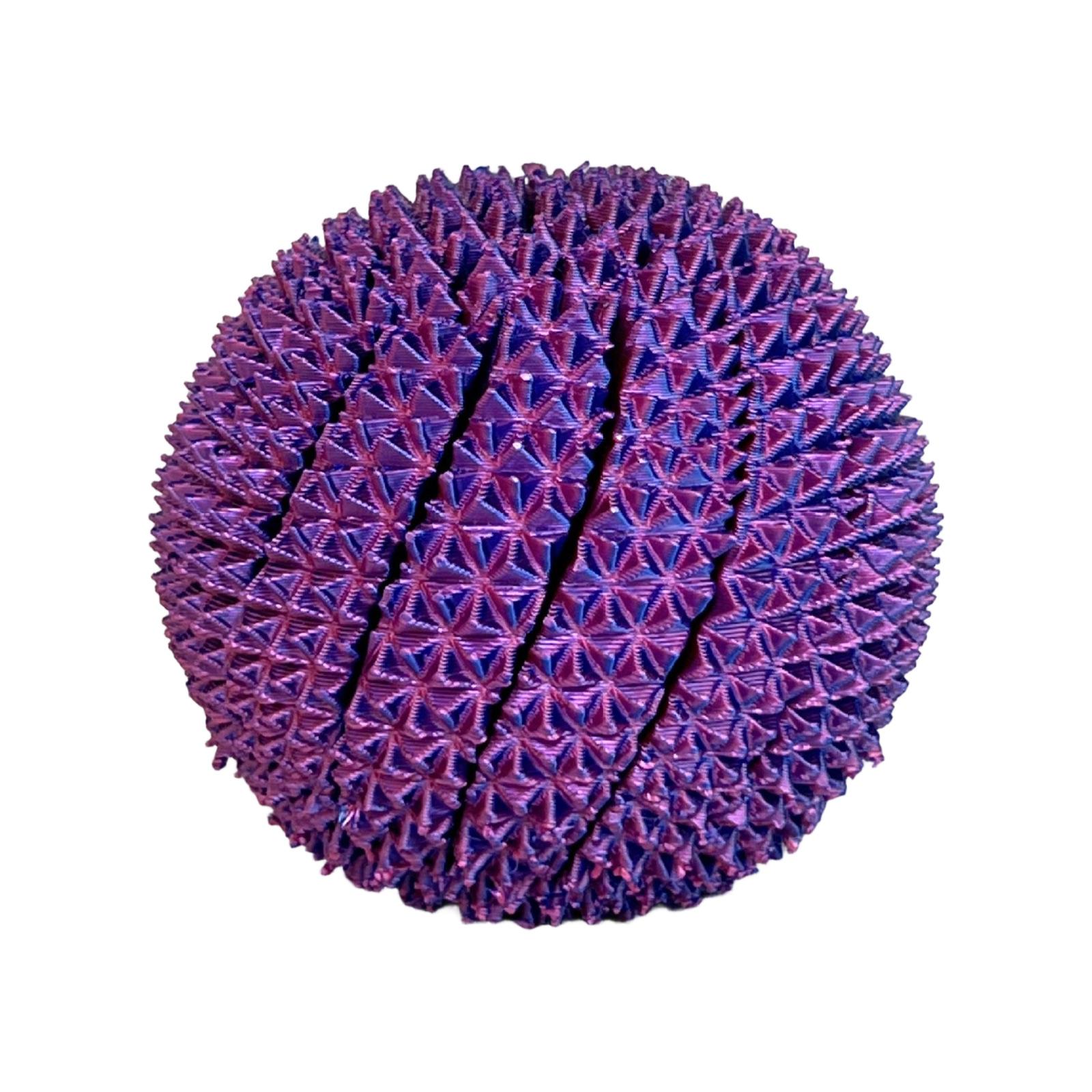 

Spiky Sensory Spiral Sphere,3D Printed Ball Toy For Adults, Stress Balls Desk Toy For And Home Ornament Birthday Party Gifts синий