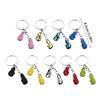 Boxing Glove Keychain Car Keys Pendant Simulation Fitness Equipment Shape Keyring Fashionable Car Keys Ornament