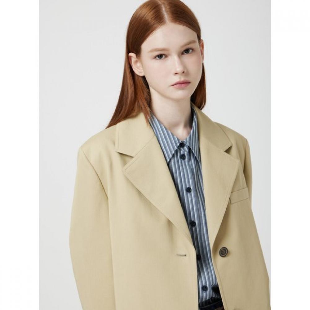 Cc Collect Tailored Cotton Long Jacket C253msf003c