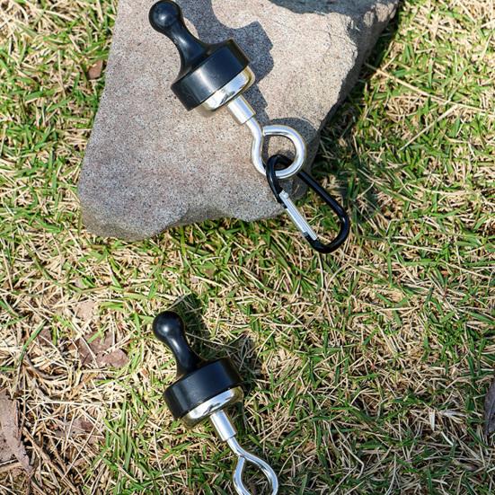 Magnetic Hook Carabiner Tent Hook Camping Heavy Duty Anti-slip Magnets Hooks Outdoor Hook Hanger Multi-Functional Lamp Hook