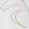 Steel Cool Style Black Rectangle Necklace Sweater Chain Necklace for Men Jewelry Accessories