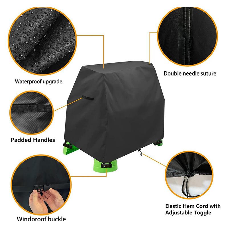 

Cover For Water Table Waterpark Play Table Cover Water Resistant Heavy Duty 420D Oxford Cloth Dust And Rain Proof Sand Table чёрный