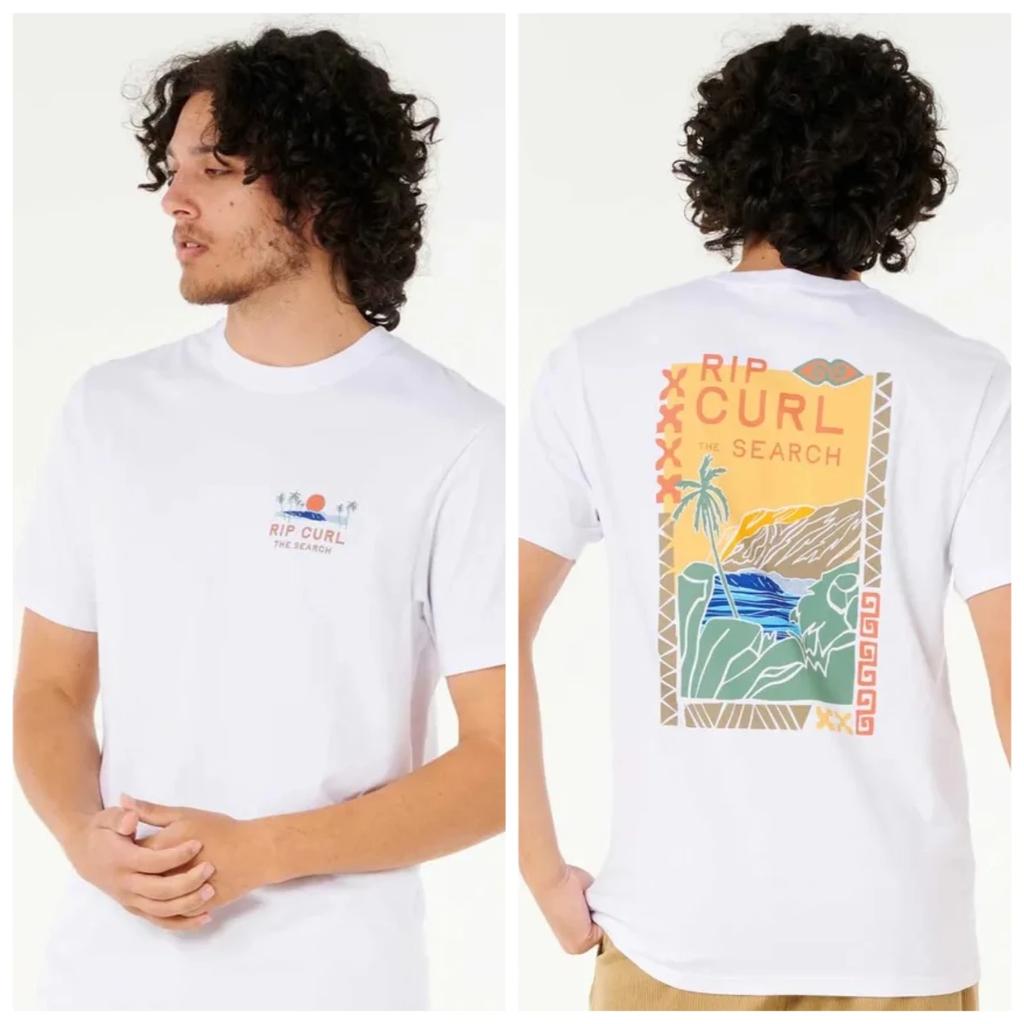 Sommer bedrucktes T-Shirt für Herren, neues RIPCURL Outdoor-Sport Surfen Kurzarm Fitness Kurzarm-Top