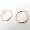 [Used] K18PG hoop earrings/j59-2