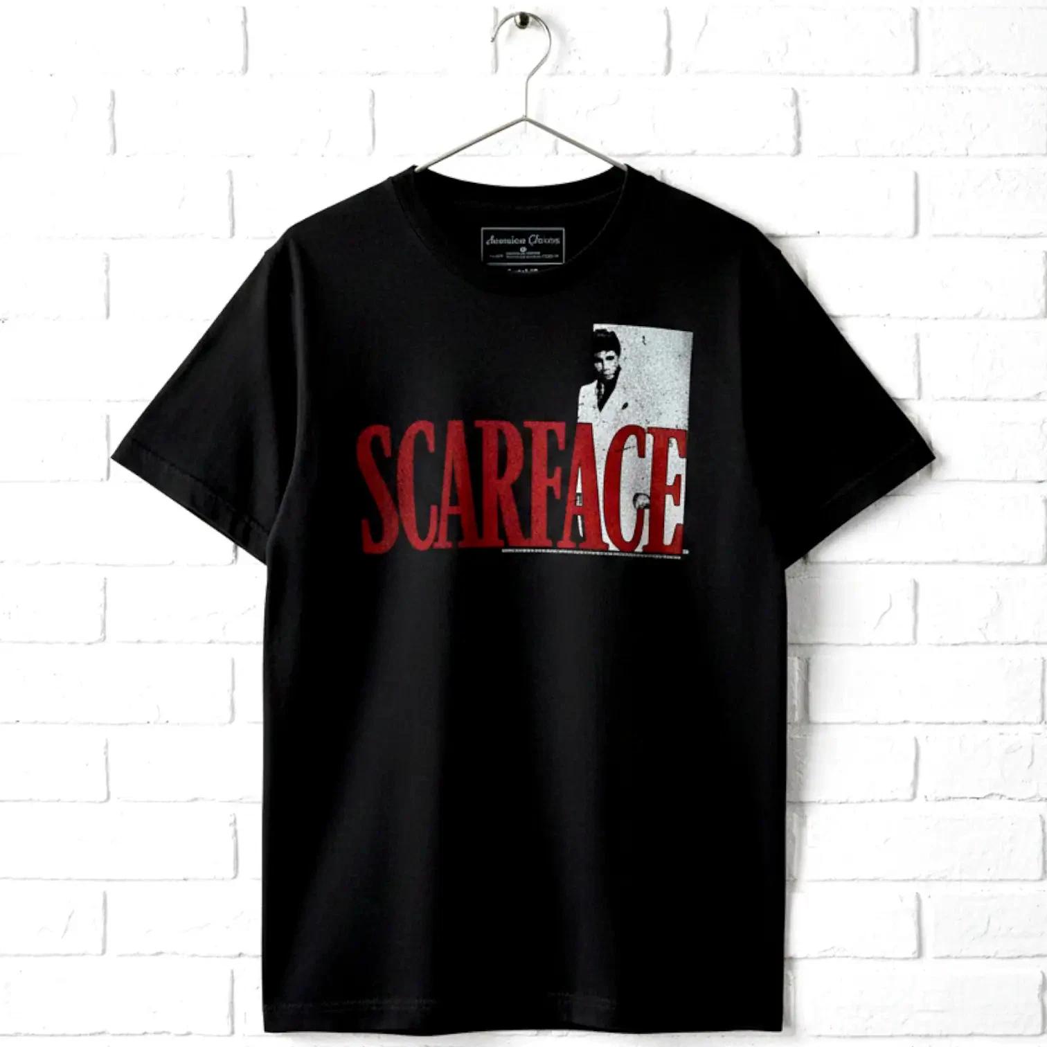 Scarface Vintage Movie Logo Men s T Shirt XXXL